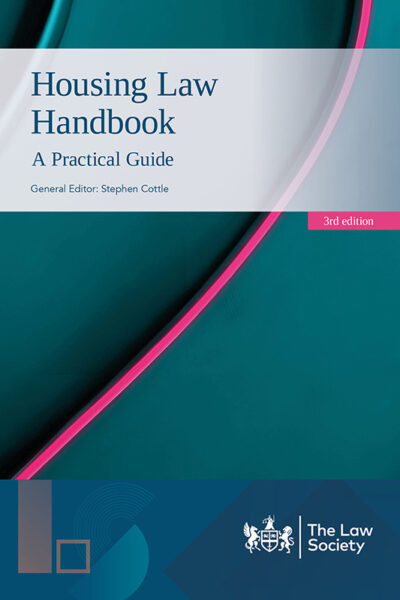 Housing Law Handbook Front Cover Law Society Logo